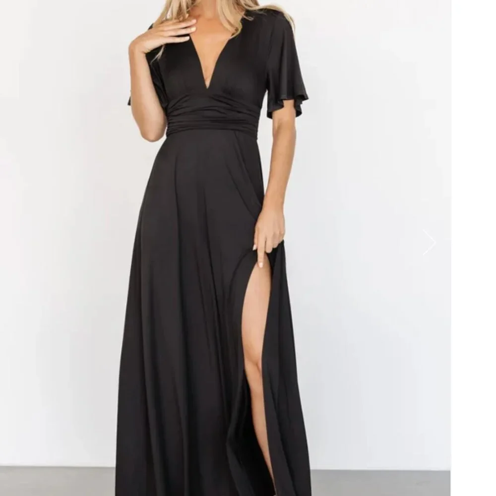 BALTIC BORN NWT Emberly Maxi Black Dress size XL - Picture 9 of 9